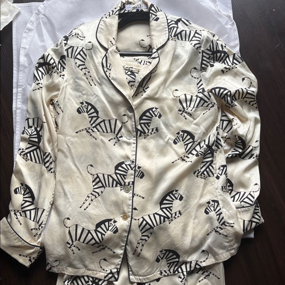Zebra Print Pajama Set - Picture 2 of 4